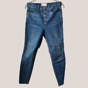 Everlane Vintage Skinny Jean | Button Fly | 27 ankle